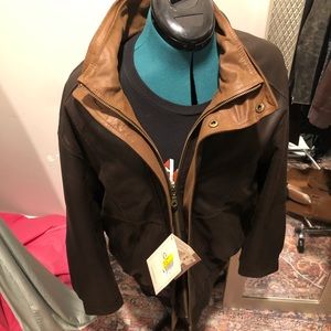 Sully leather flight jacket